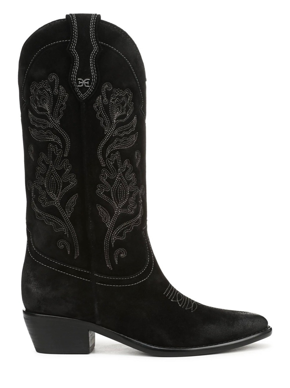 Jeffrey Campbell Rancher-K Knee High Western Boots Black Suede Size 9